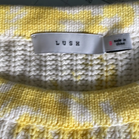“Lush”  all cotton tie dye sweater. Scoop neck, long sleeve.  Small - Picture 2 of 5